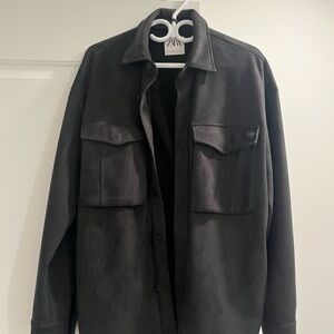 Zara Suede button up